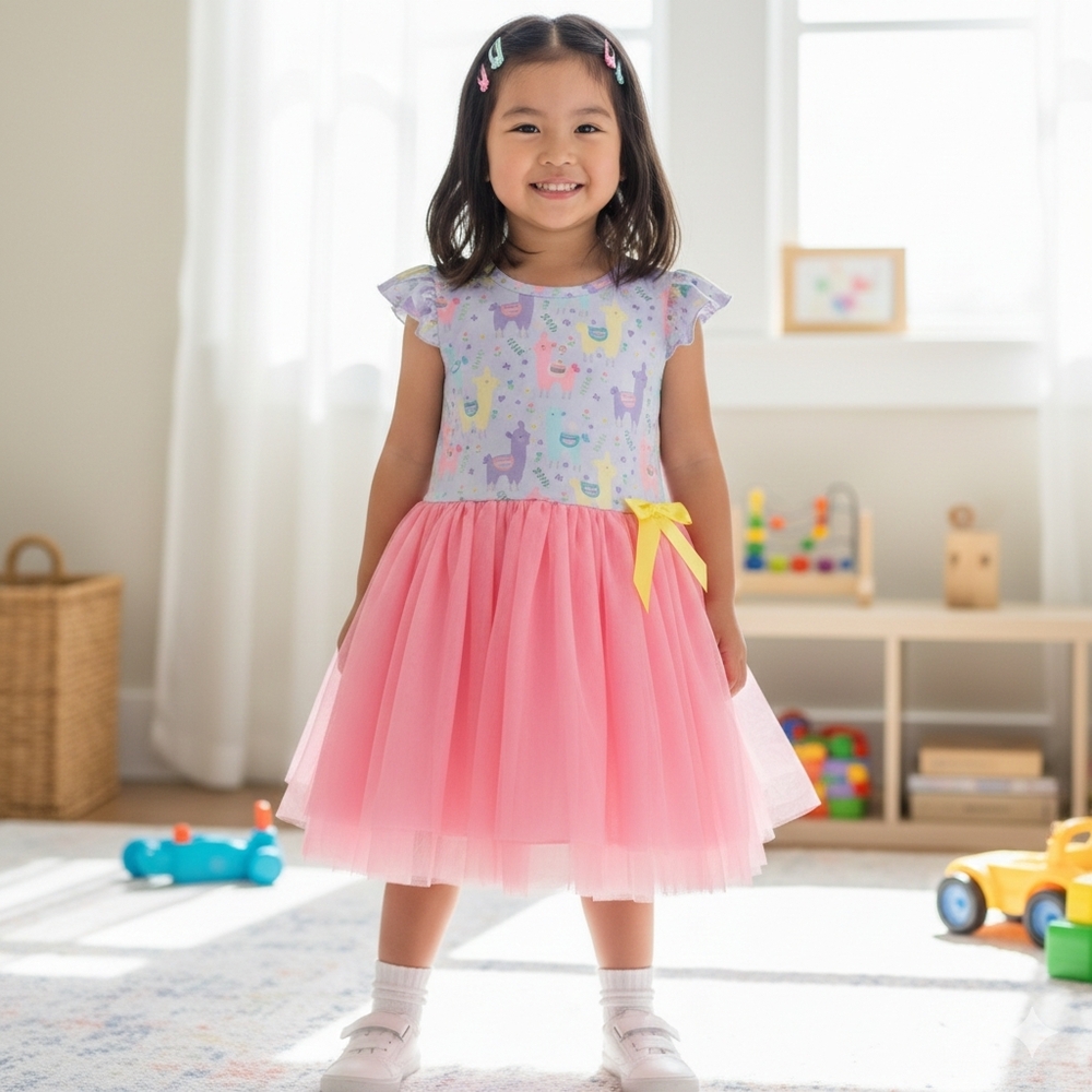 Pete + Lucy Llama Tulle Tutu Dress - Size 6